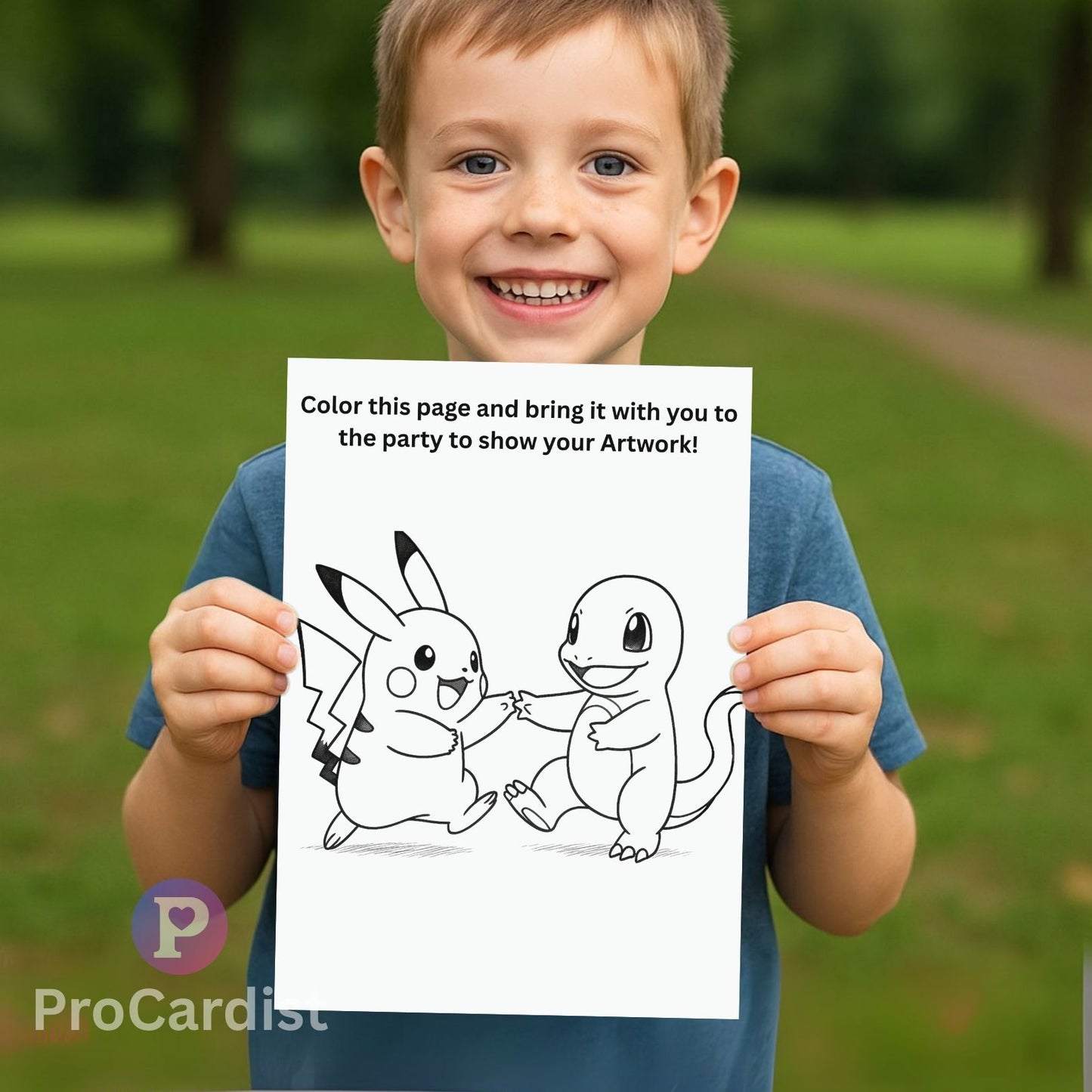 Pokemon Birthday Invitation Canva Template | ProCardist
