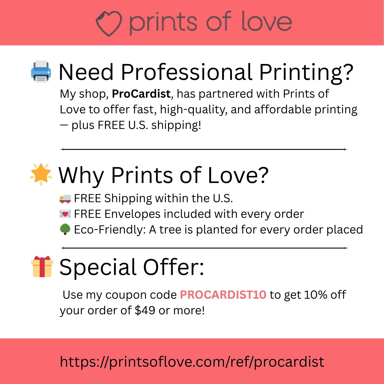 Prints of Love promocode by ProCardist